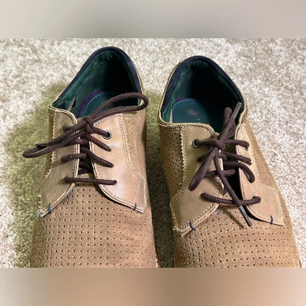 Ted Baker London Tan and Brown Oxfords